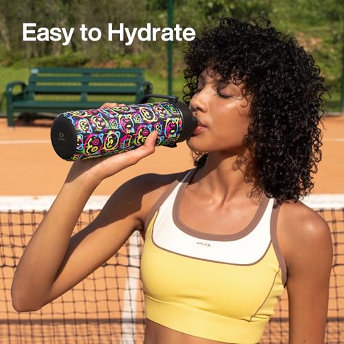 Insulated Water Bottle with Straw Stainless Steel Water Bottle