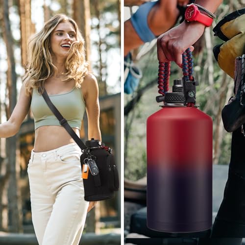 Large Insulated Water Bottles 1 Gallon (128 Count)