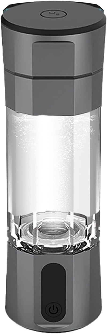 Portable PEM Hydrogen Water Bottle Generator, 200ML Smart Hydrogenated Water Bottle with Platinum Electrodes – Rechargeable Molecular Hydrogen Water Machine for Travel, Fitness & Home