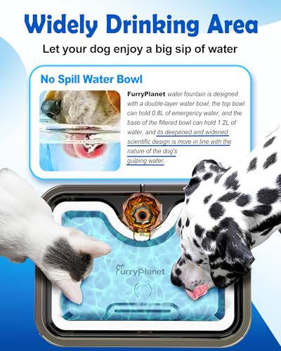 Large Dog Water Fountain SS304