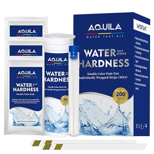 Water Hardness Test Strips Kit for Home Drinking Water and Pool Spa 200CT (200 Count)