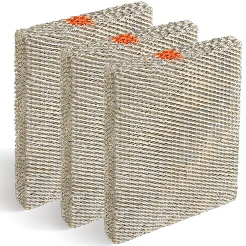3Pack 35 Water Panel Humidifier Replacement Filter Made of Aluminum Mesh Compatible with AprilAire Whole (3 Count)