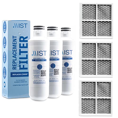 LT1000P Water Filter and Air Filter replacement for LG