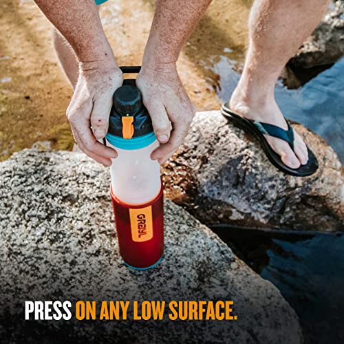 GeoPress 24 oz Water Purifier & Water Filter Bottle