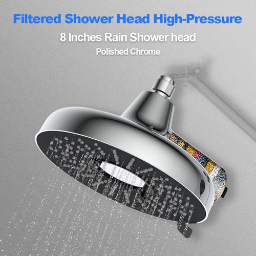 Filtered Shower Head 8 Inch