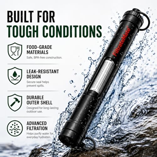 FiltrateMate Portable Water Filter Straw