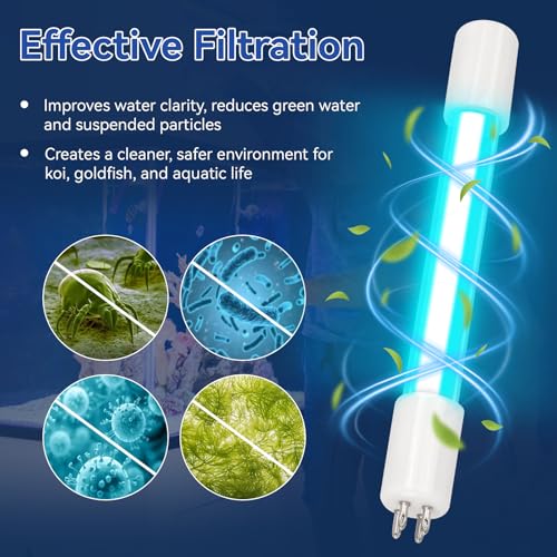 5W UV Bulb Replacement for COODIA 5W UV Aquarium Filter Pump