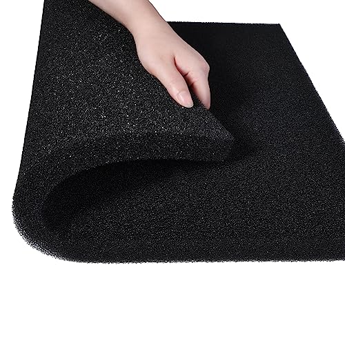 2 Pack Aquarium Bio Filter Sponge Pad 20"x20"x1" (2 Count)