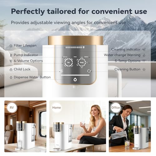 F4 2nd Reverse Osmosis Water Filter Countertop
