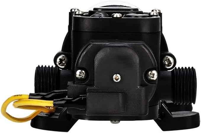 CAMPLUX DC 12V Water Pump, Self-Priming, 1.6 GPM Diaphragm Pump 65 PSI for RV Marine Yacht Camping