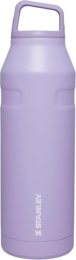 Stanley IceFlow Cap and Carry Water Bottle | Wide Mouth Twist Lid | Lightweight & Leakproof for Travel & Sports | Insulated Stainless Steel | BPA-Free