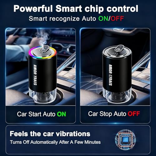 Smart Car Air Freshener Diffuser with Starry Sky Projection