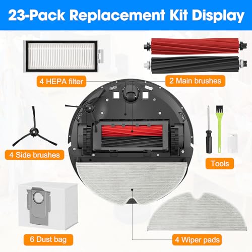 Vacuum Accessories Kit for Roborock Q8 Max+