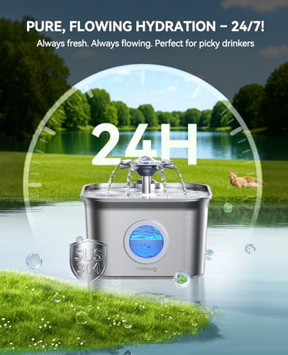 Stainless Steel Cat Water Fountain