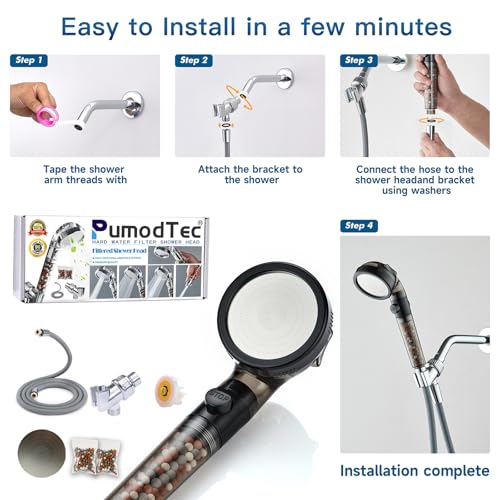 Filtered Shower Head with Handheld