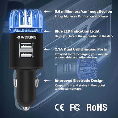 Car Air Purifier Ionizer