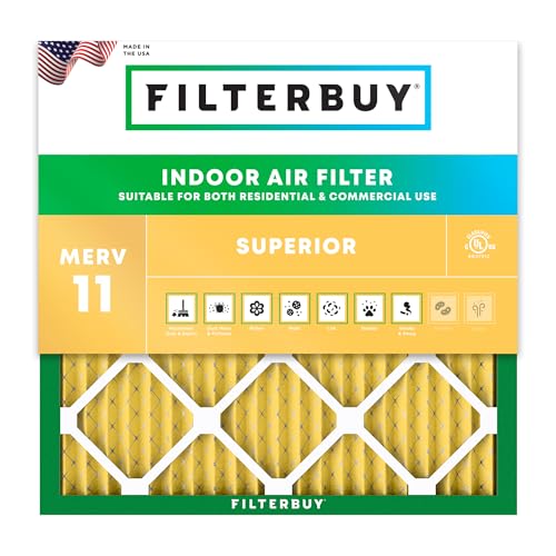 10x10x1 Air Filter MERV 11 Pet & Allergy Defense
