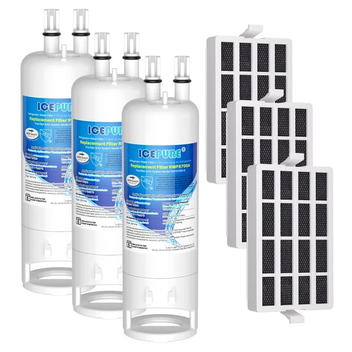 W10295370A Refrigerator Water Filter and Air Filter (3 Count)