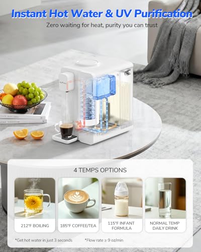 MATE4 Countertop Reverse Osmosis Water Filter with UV