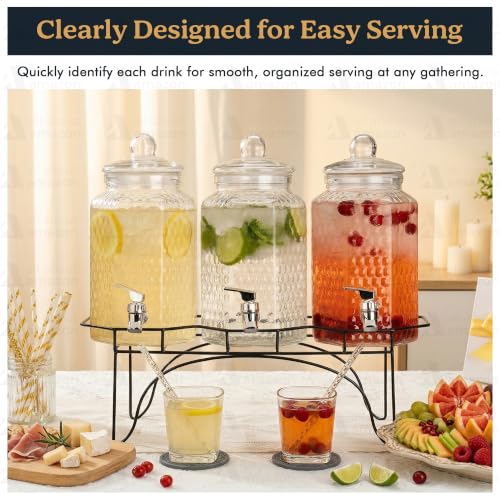 Drink Dispenser Set of 3