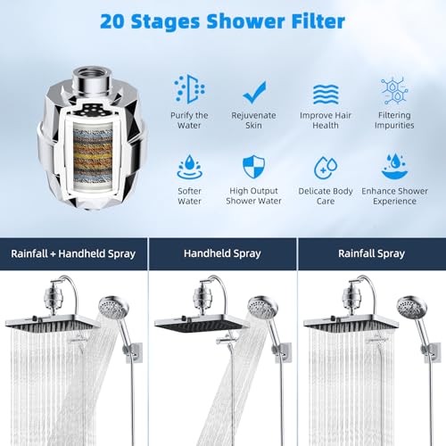 13'' Filtered Shower Head with 10