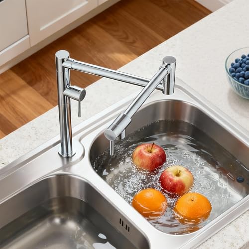 Brass Pot Filler Faucet Deck Mount