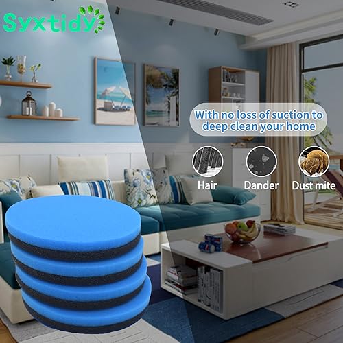 4 Pack Replacement Filter for BISSELL Febreze Style 1214 Cleanview & PowerGlide Pet (4 Count)