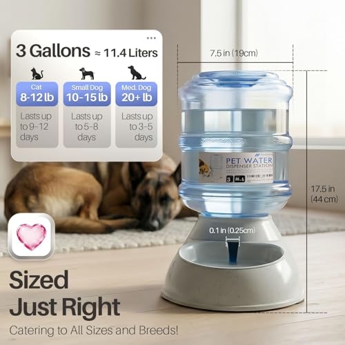 Automatic Pet Feeder & Waterer Set of 2 Pack