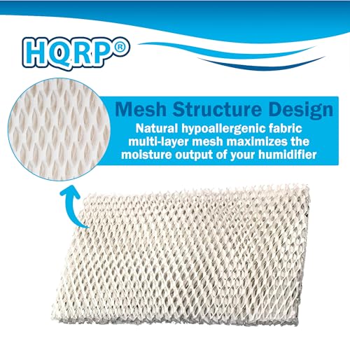 4 Pack Wick Filter Compatible with Web Humidifying Floor Vent Register