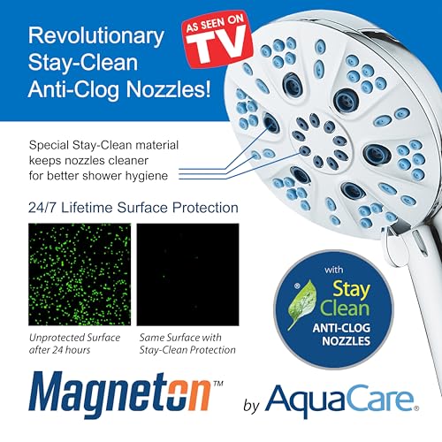 Magneton 48 Mode High Pressure Rain & Handheld Shower Head Combo