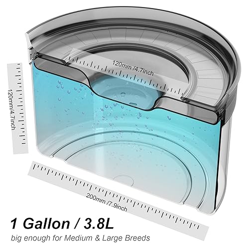 1Gallon No Spill Dog Water Bowl