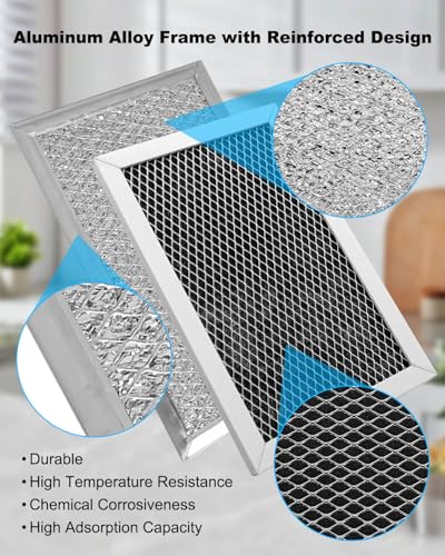 Microwave Charcoal & Grease Filter Fit for GE JVM6175EK5ES JVM6172SK5SS