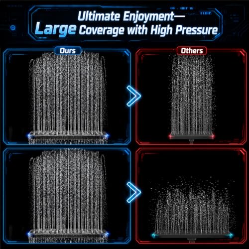 12" Rain Shower Head with Handheld