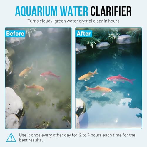 20W UV Water Clarifier with 17ft Cable for 100