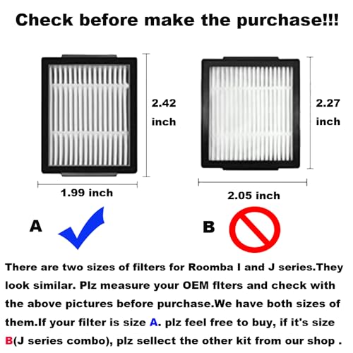 24PK Replacement Parts Kit for iRobot Roomba i7 i7+ i1 i3 i4 i5 i6 i8 J5 J6 J7 J8 J9 Plus E5 E6 Vacuum