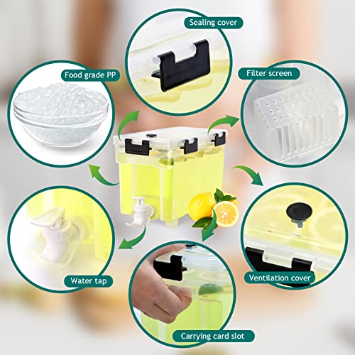 1 Gallon Drink Dispenser For Fridge