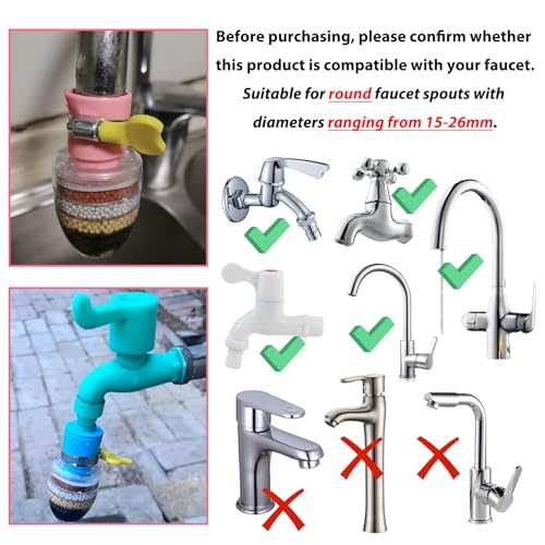 3 Pcs Faucet Water Filter (3 Count)