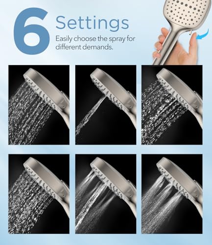 Filtered Shower Head with Handheld