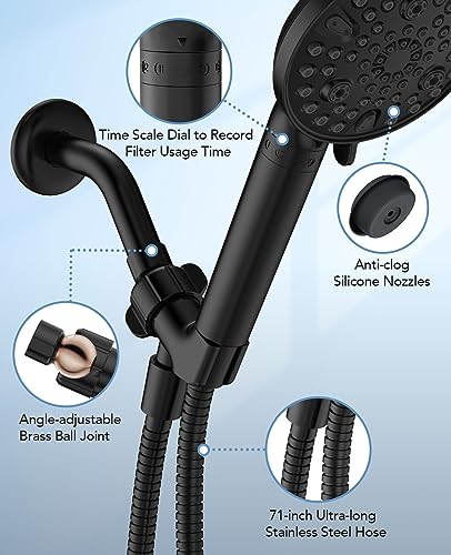 Filtered Shower Head with Handheld