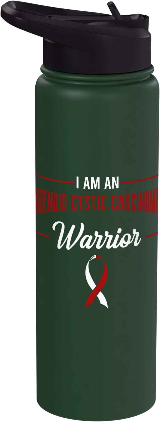 I Am A Warrior Adenoid Cystic Carcinoma ACC Adenoidcystic Stainless Steel Insulated Water Bottle