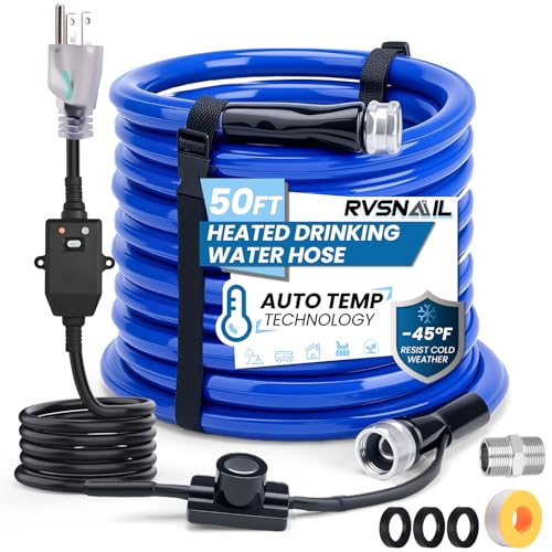 50FT Heated Water Hose for RV