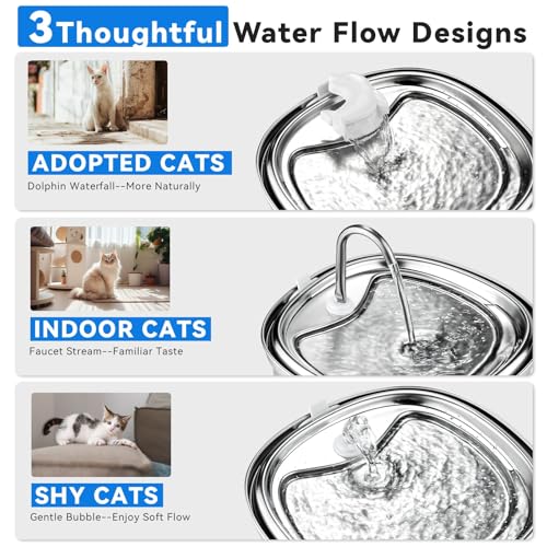 Cat Water Fountain Stainless Steel