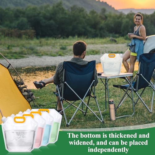 1 Pack 1.3 Gallon Collapsible Water Bags