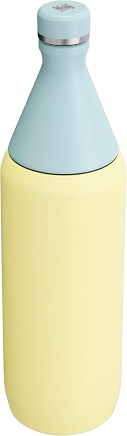 Stanley All Day Slim Bottle 34 oz Twist On Lid with Leakproof Seal Slim Design for Travel & Gym Insulated Stainless Steel BPA-Free Pomelo (Pack of 8)