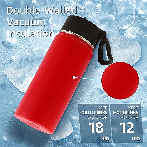 16 OZ Kids Water Bottle Bulk 4 Pack (4 Count)