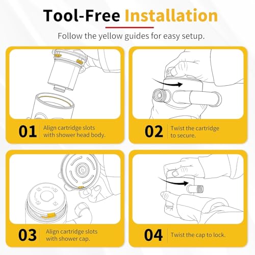 Shower Head Replacement Filter Compatible with Delta 5SF100 (2 Count)
