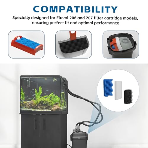 206 207 Bio Foam Value Pack for Fluval 206 (12 Count)