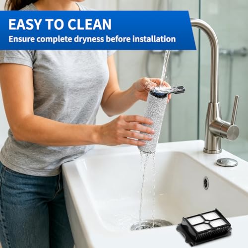 Replacement Roller Brush & HEPA Filters for Tineco S5 Pro (6 Count)