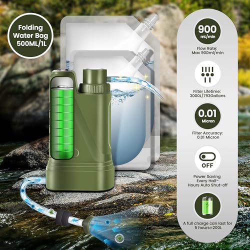 Electric Portable Water Filter Survival