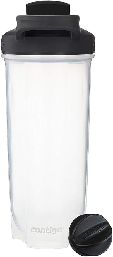 Contigo - 70290 Contigo Shake & Go Fit Snap Lid Shaker Bottle, 28 oz, Black